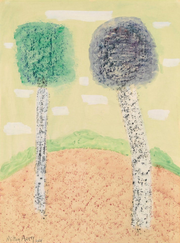 Lollypop Trees by Milton Avery