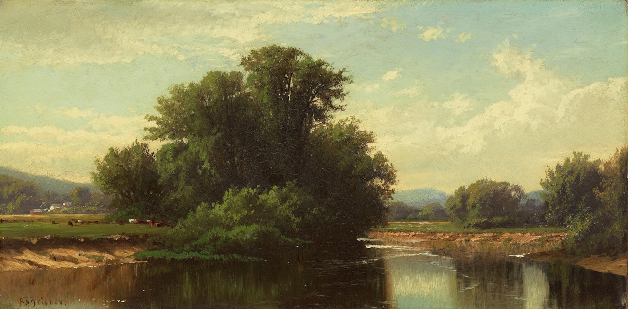 Esopus Creek by Alfred Thompson Bricher