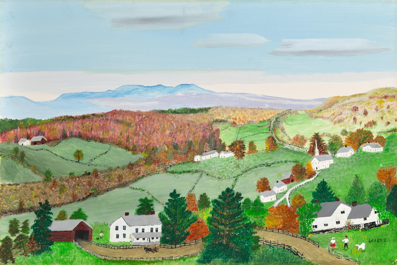 August by Grandma Moses