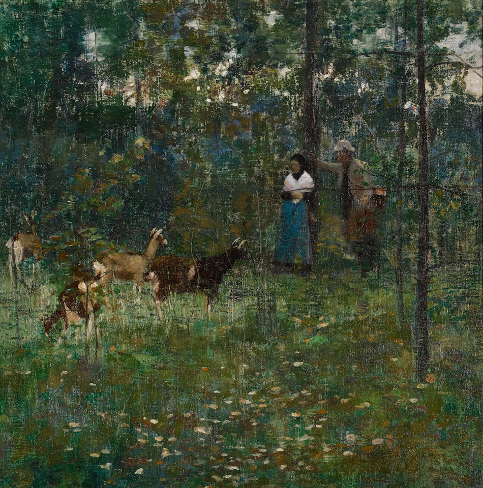 A Stranger | Un étranger by John Lavery