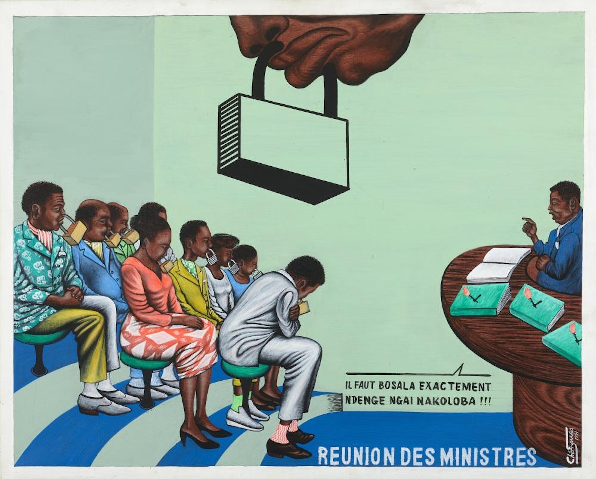 Réunion des ministres by Chéri Samba