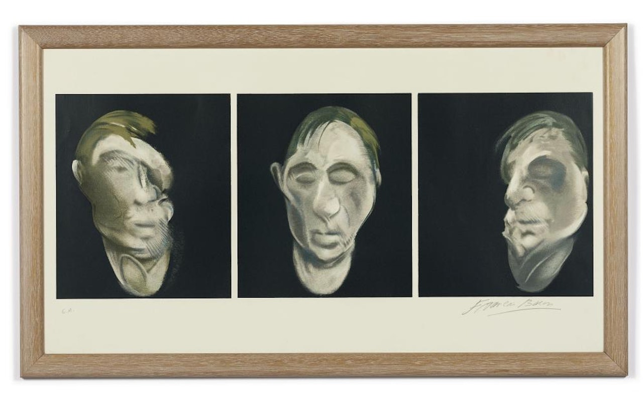 Trois études pour un autoportrait by Francis Bacon