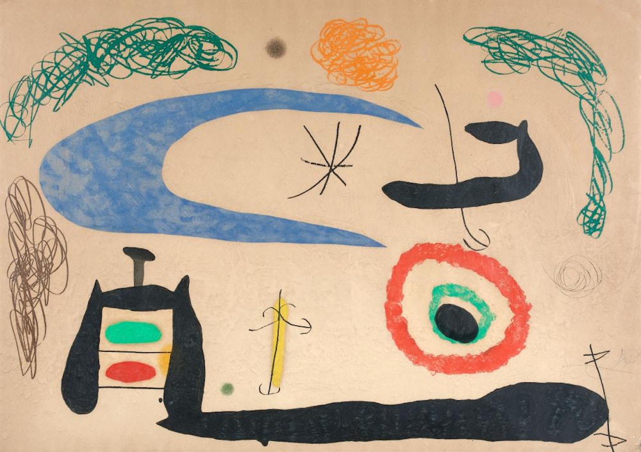 Dormir sous la lune by Joan Miró