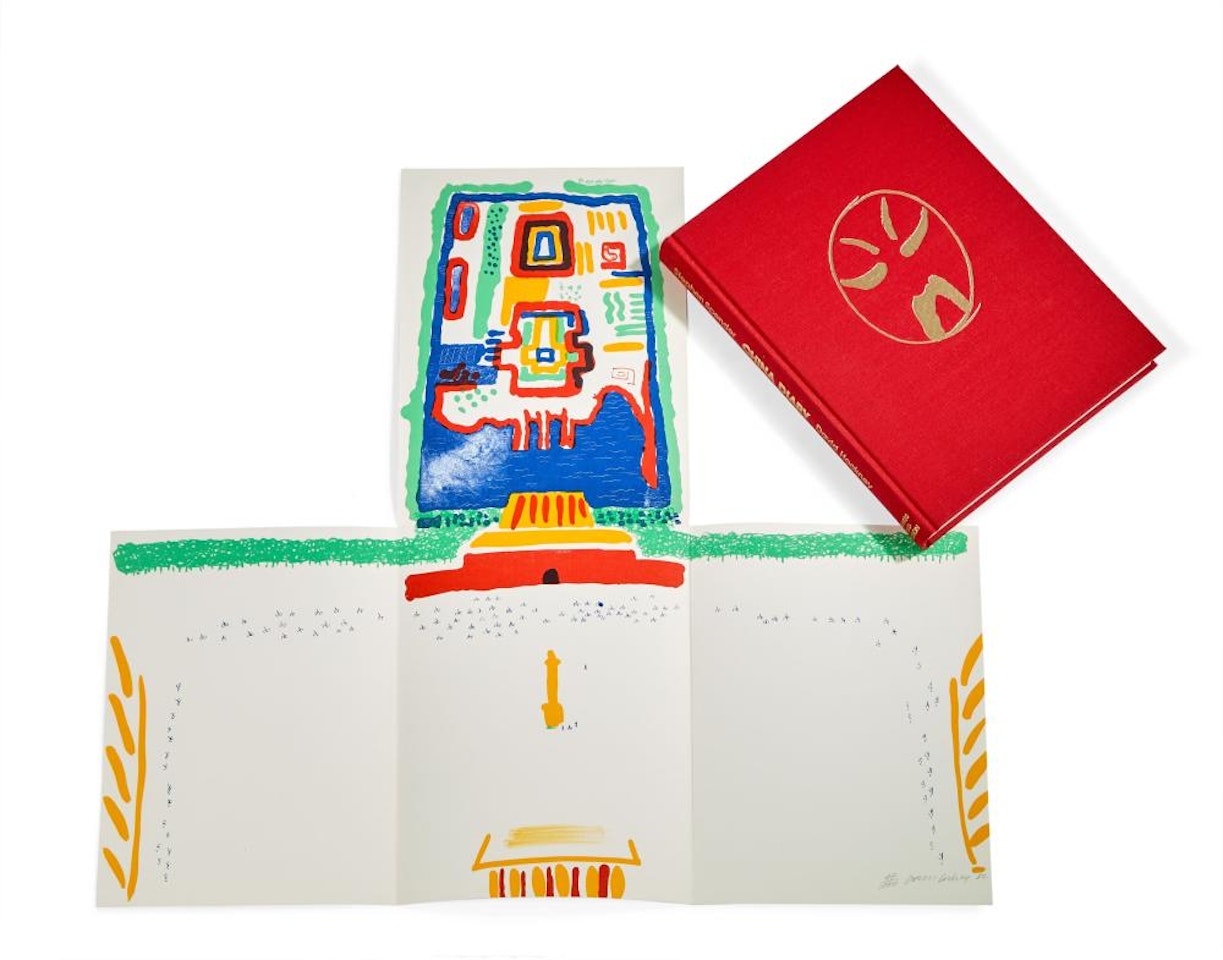 Red square and the forbidden city , from China Diary by David Hockney