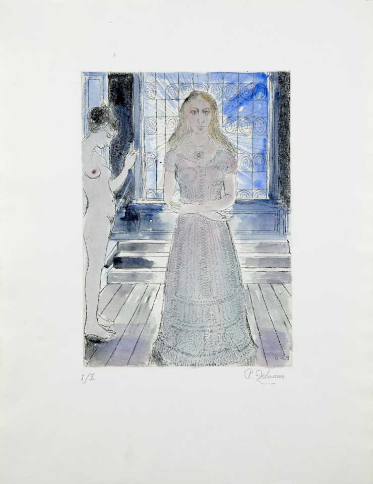 Vitrail by Paul Delvaux