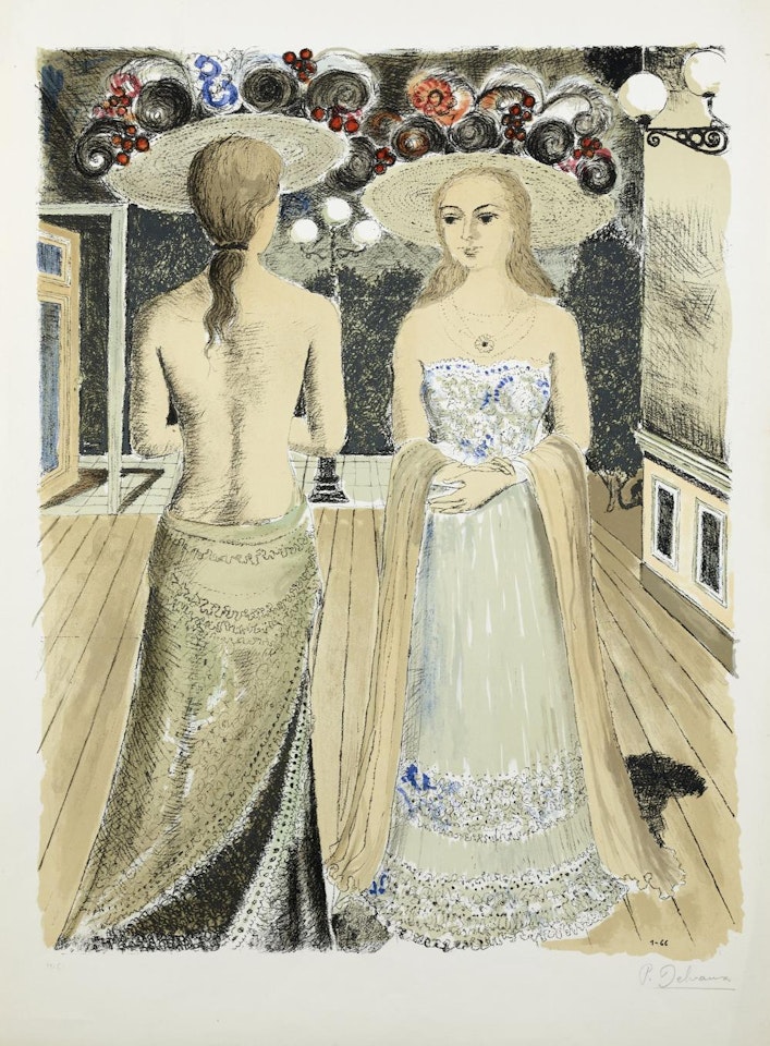 Les rivales by Paul Delvaux
