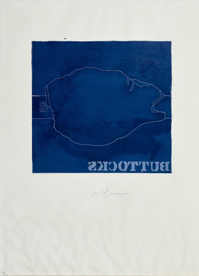 Buttocks by Jasper Johns
