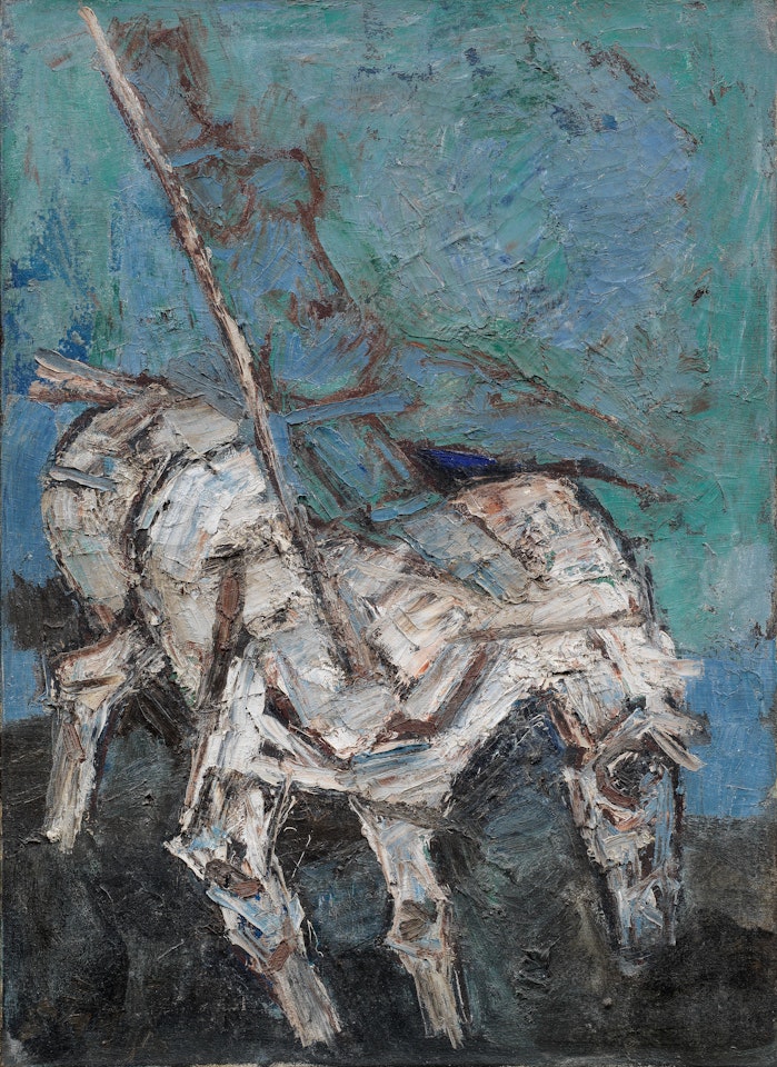 Untitled (Horse) by M.F. Husain