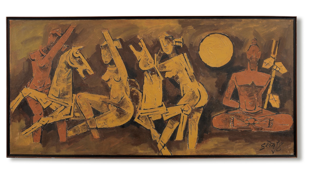 Untitled by M.F. Husain