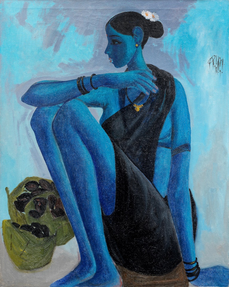 Untitled (Fisherwoman) by B Prabha
