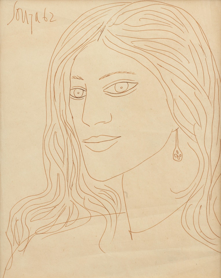 Untitled (Lady) by Francis Newton Souza