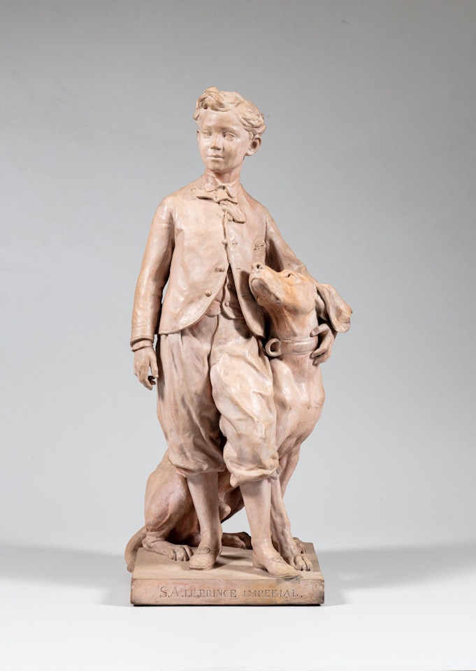 Le Prince Impérial et son chien Néro n° 2 (The Imperial Prince and his Dog, Nero) by Jean-Baptiste Carpeaux