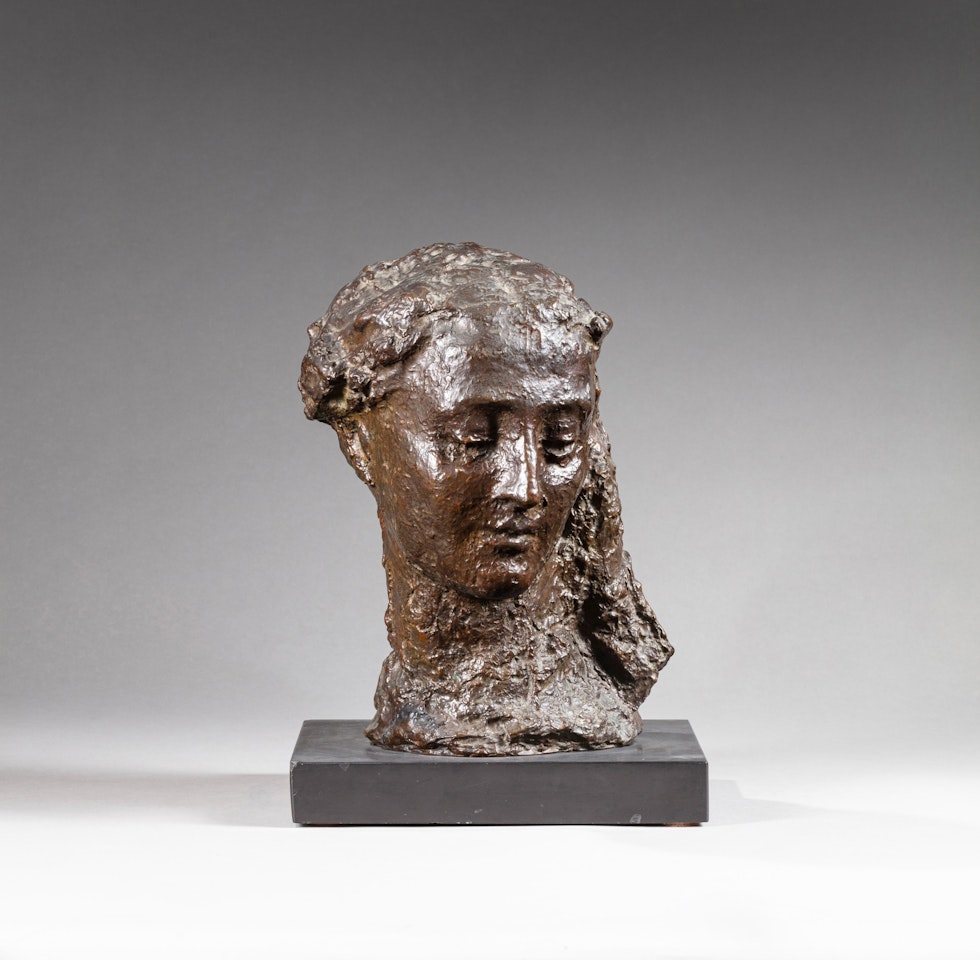 Tête de la Vierge (Head of the Virgin) by Jean-Baptiste Carpeaux