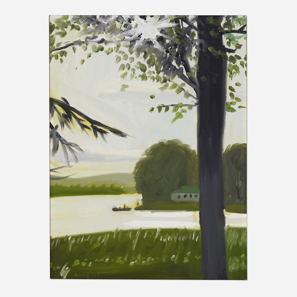 August 6:30 by Alex Katz