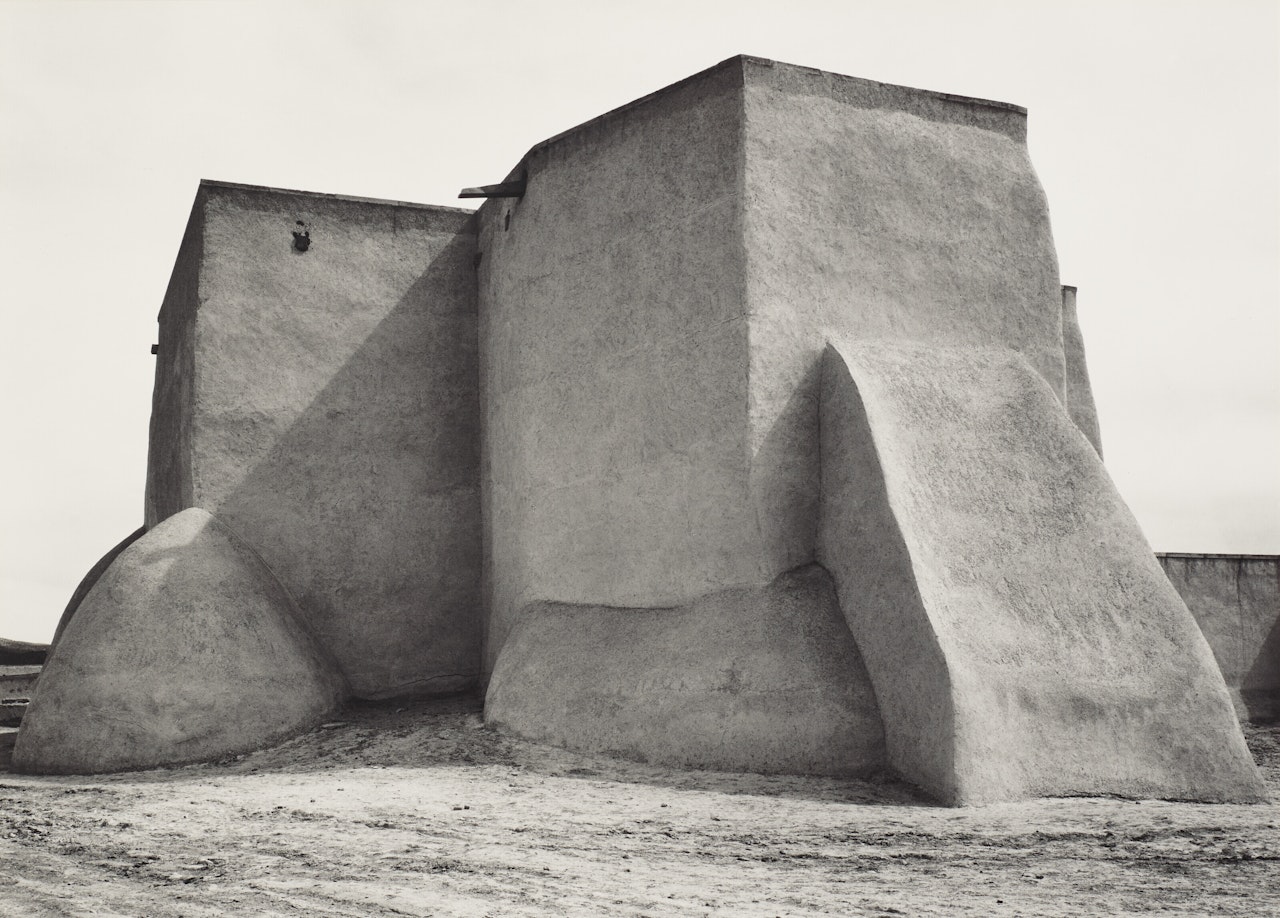 Church at Ranchos de Taos, New Mexico, c. 1929-1930 by Ansel Adams
