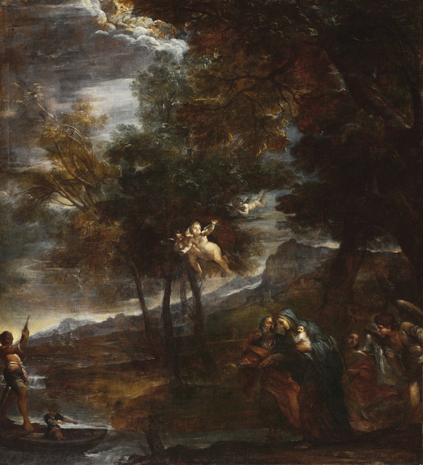 The flight into Egypt by BOLOGNESE SCHOOL