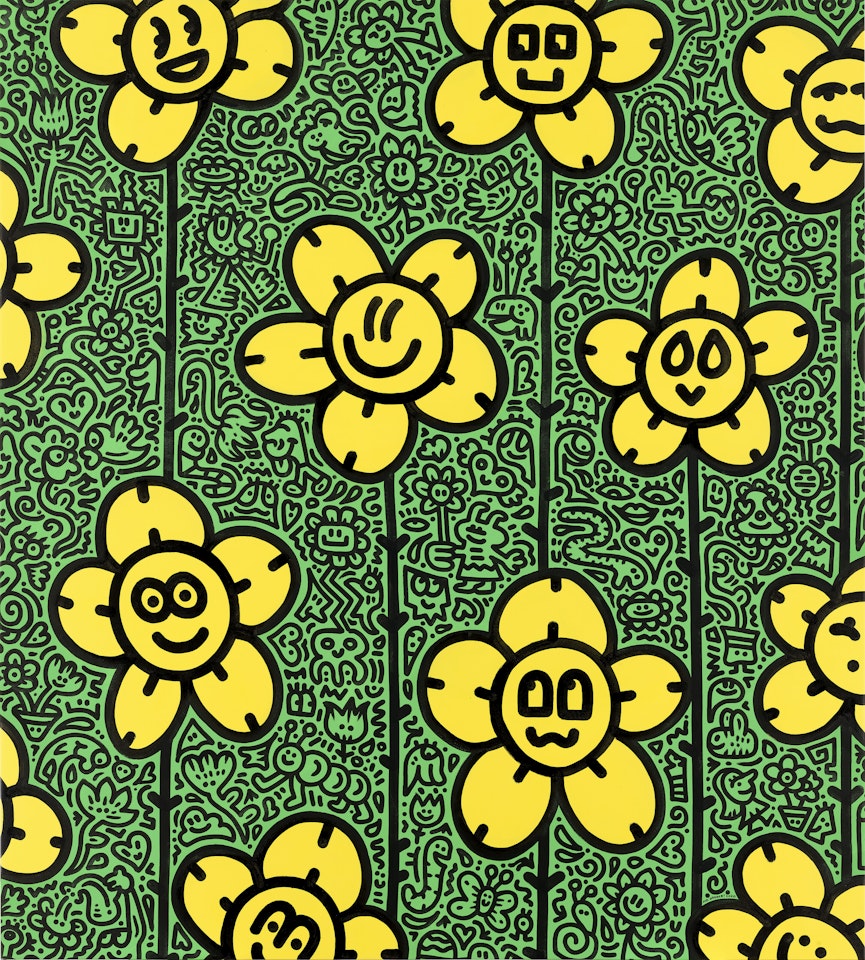 Yellow Flowers by MR DOODLE