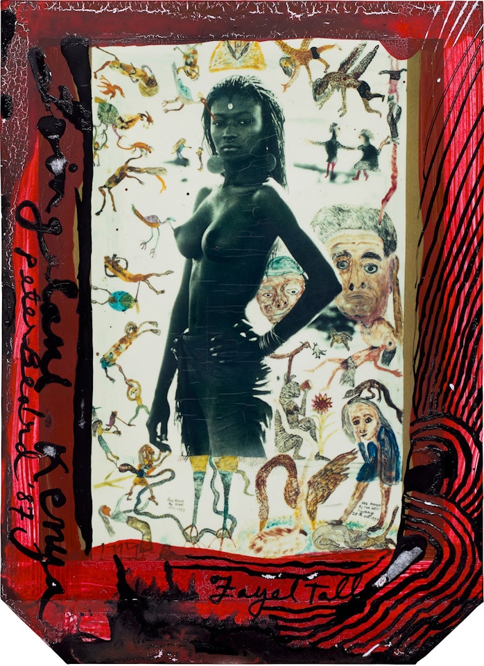 Fayel Tall on Lake Rudolf at Loingalani, El Molo Bay by Peter Beard