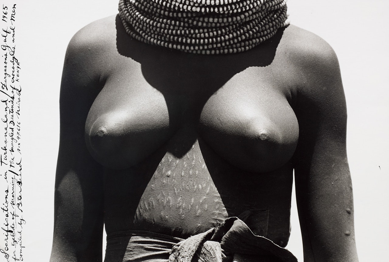Scarifications in Turkanaland/ Ferguson's Gulf by Peter Beard