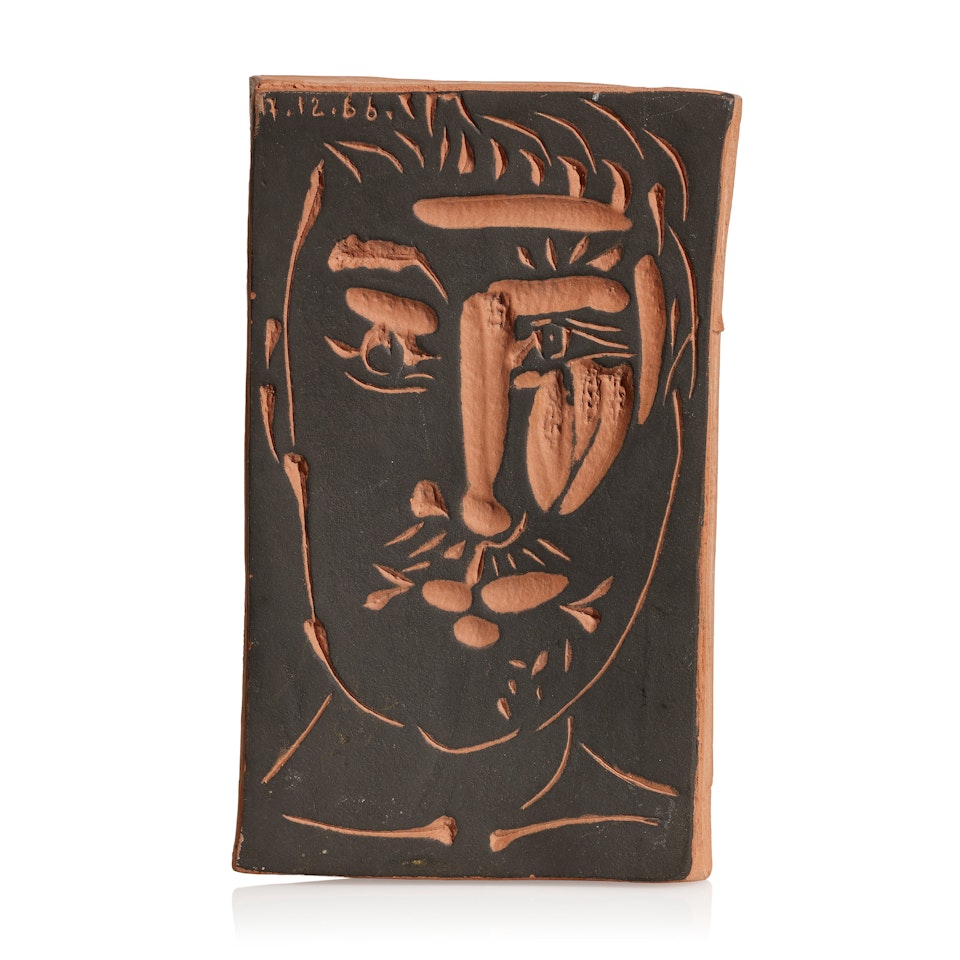 Visage d'homme (A.R. 539) by Pablo Picasso