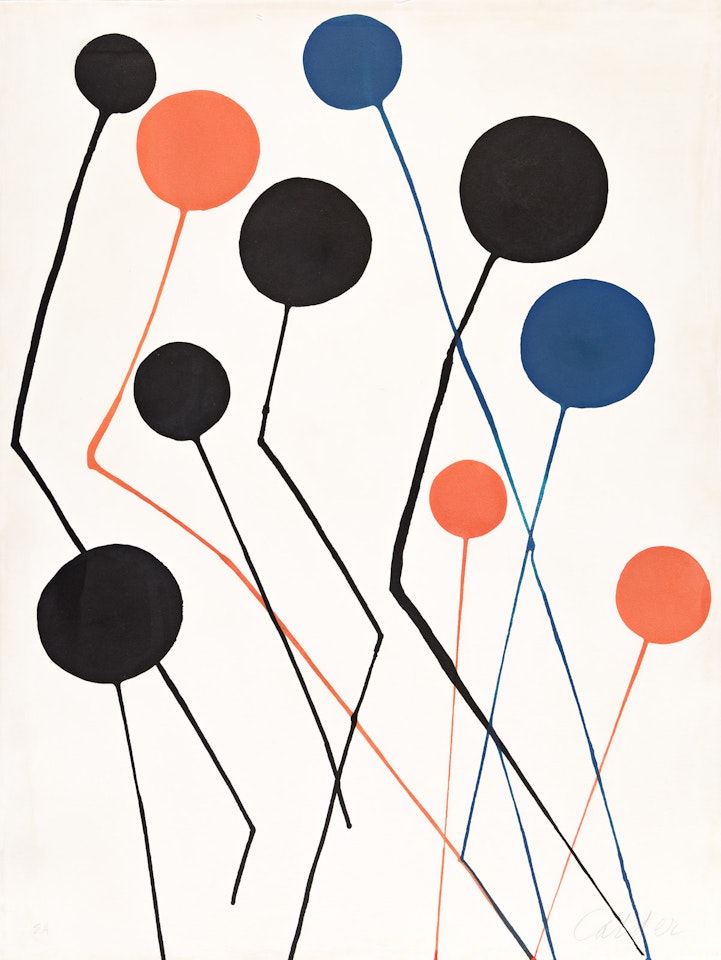 The Blue Balloon by Alexander Calder