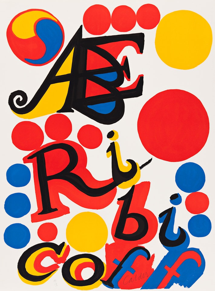 Abe Ribicoff by Alexander Calder