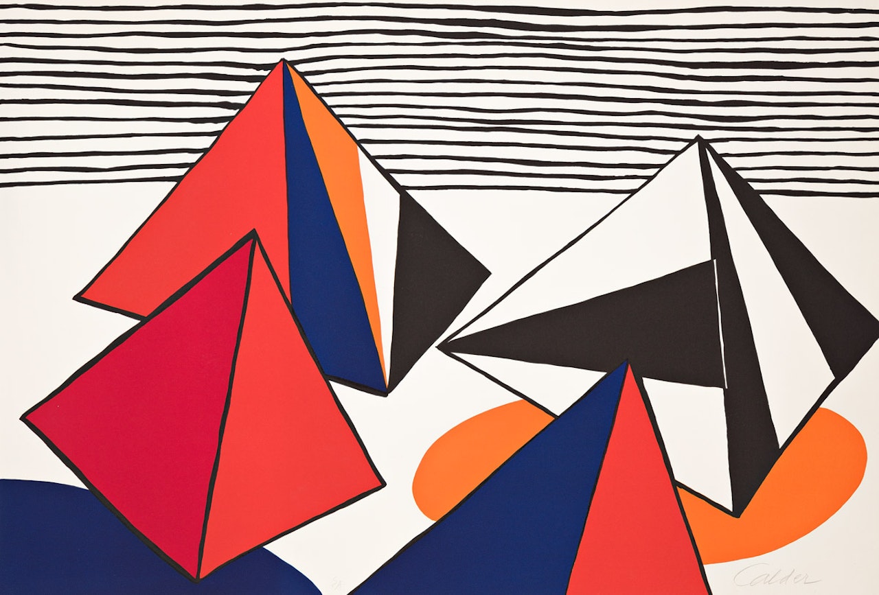 Pyramids by Alexander Calder