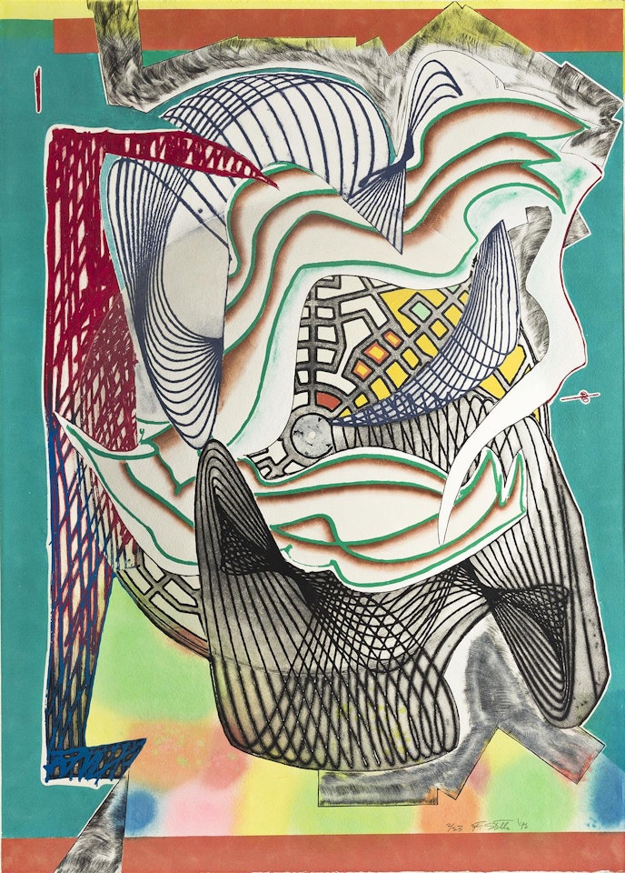 The Funeral by Frank Stella