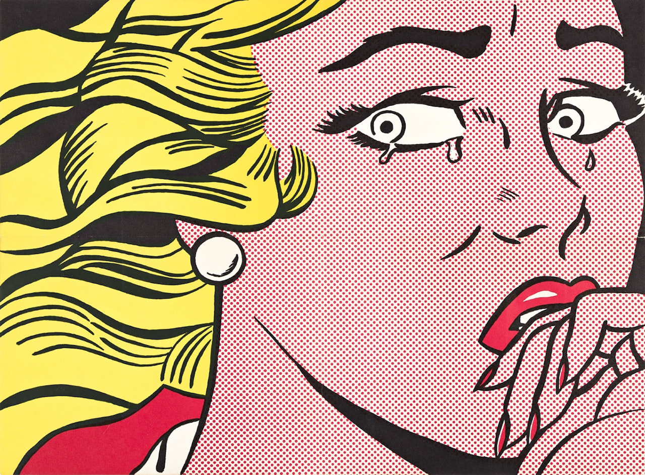 Crying Girl Poster by Roy Lichtenstein