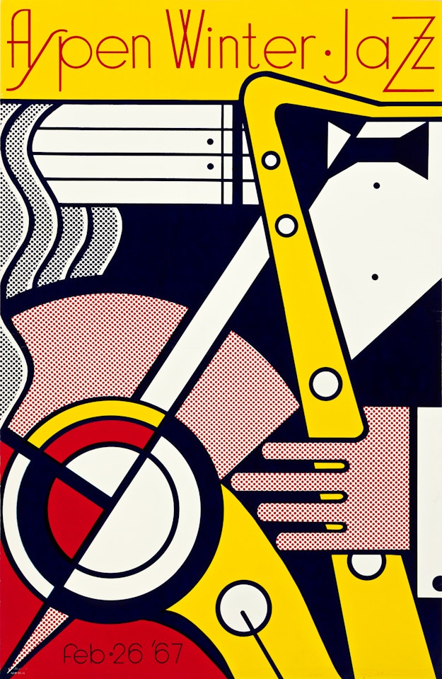 Aspen Winter Jazz by Roy Lichtenstein