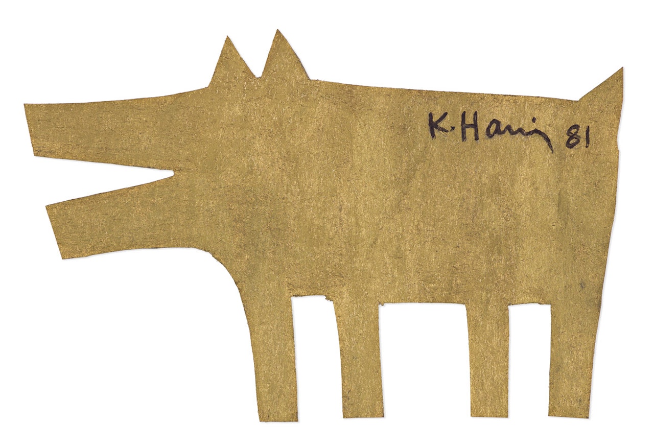 Barking Dog by Keith Haring