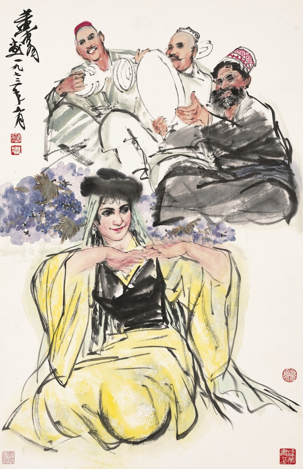 Uyghur Dance by Huang Zhou