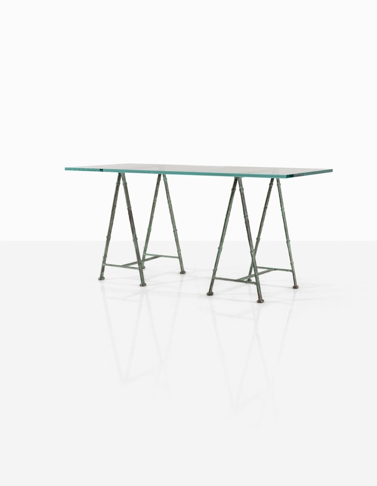 Table tréteau by Diego Giacometti