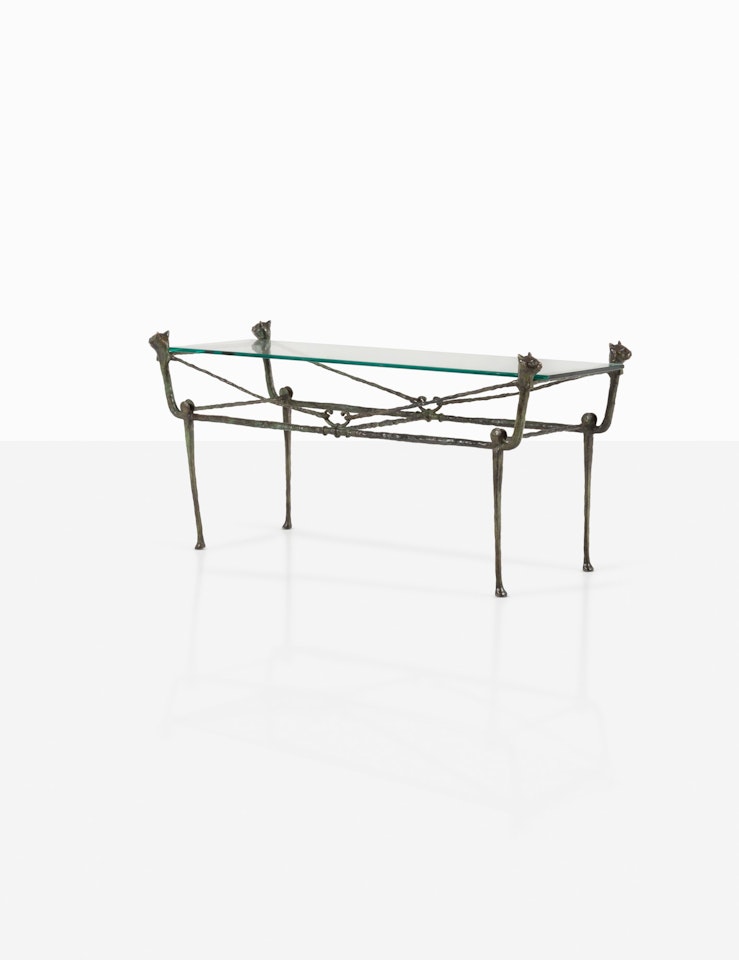 Berceau table, modèle aux chats by Diego Giacometti