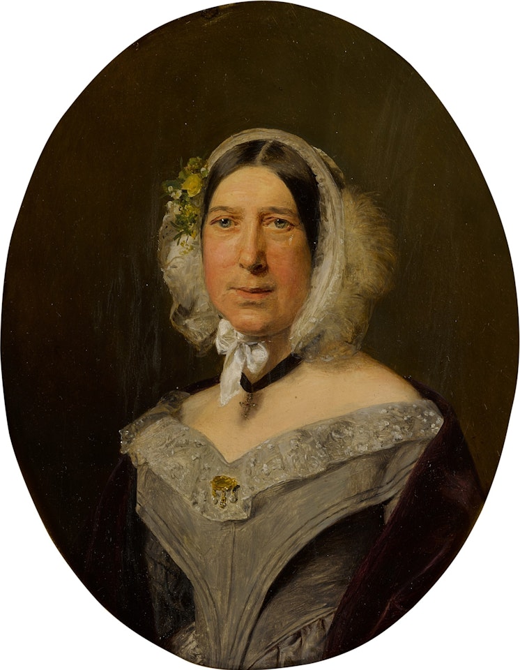 Frau Professor Hürtel by Ferdinand Georg Waldmüller