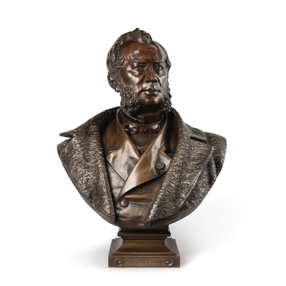 Bust of E. J. Menier by Albert-Ernest Carrier-Belleuse