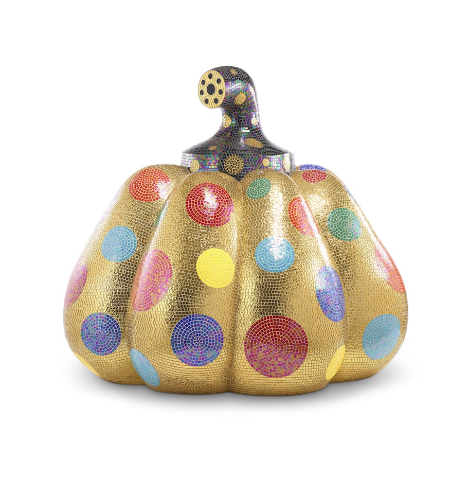 Starry Pumpkin Gold by Yayoi Kusama
