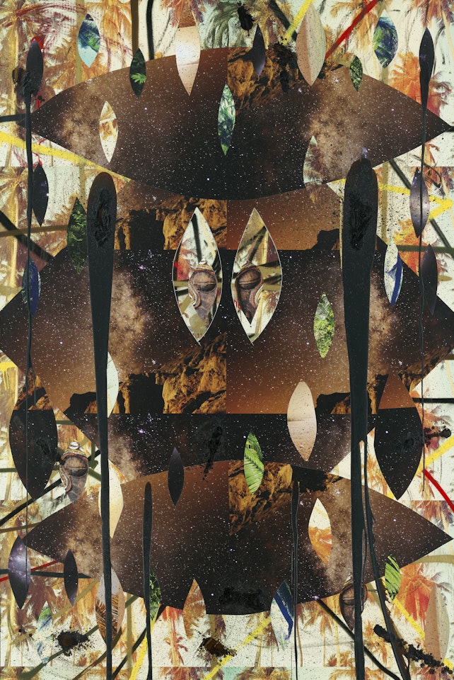 Untitled Escape Collage by Rashid Johnson