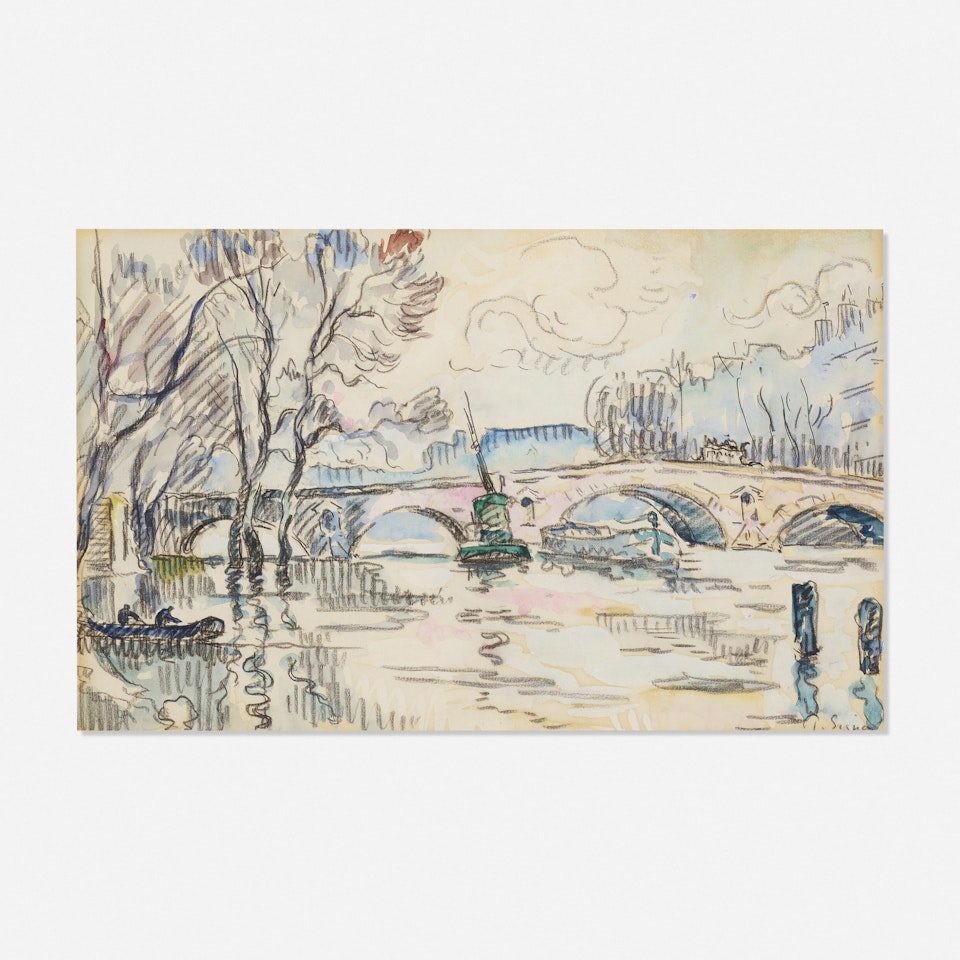 Paris, le Pont Royal by Paul Signac