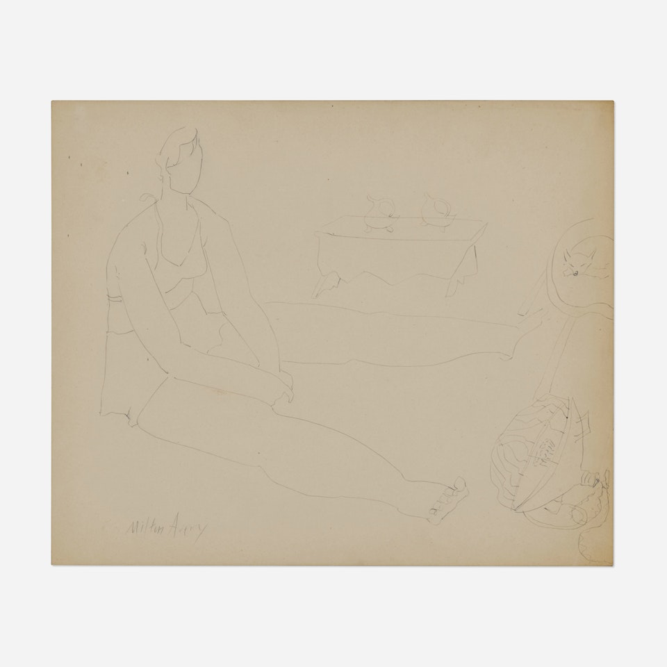 Stella Resting by Milton Avery