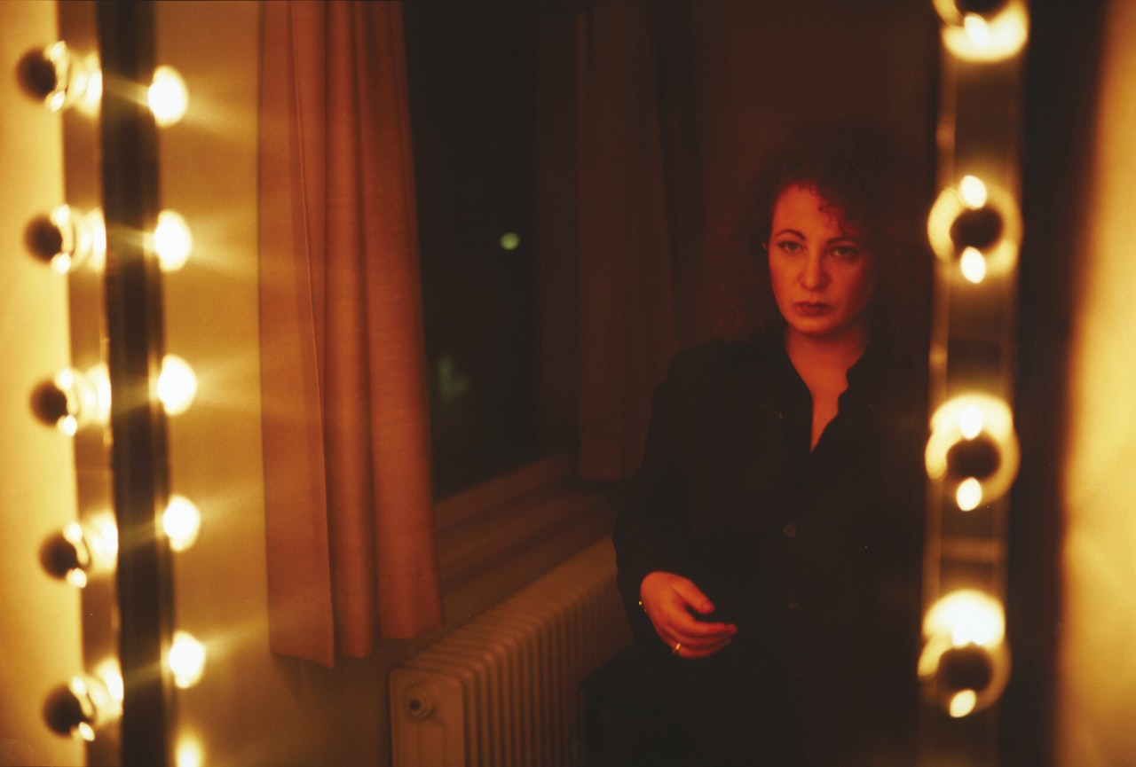 Self-Portrait in hotel room, Baur au lac, Zurich by Nan Goldin