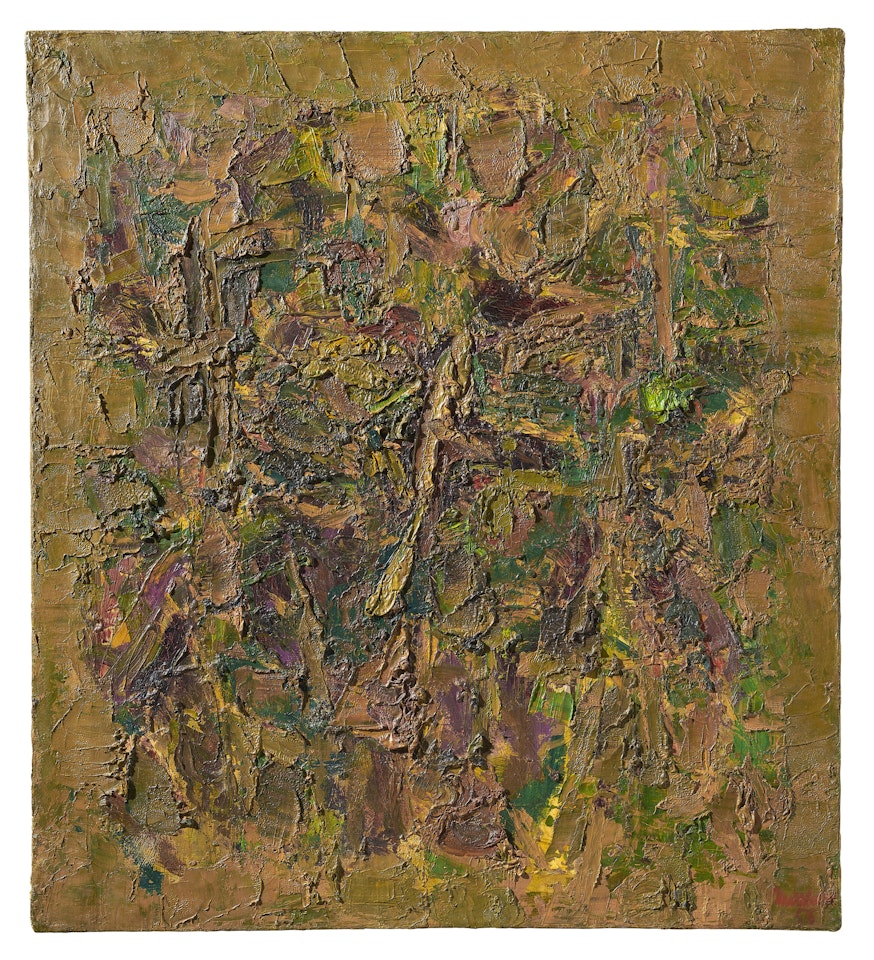 Campo di granoturco (Paesaggio) by Ennio Morlotti