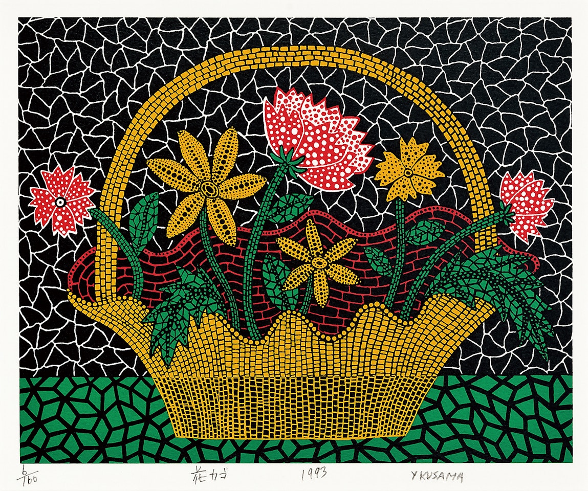 Flower Basket by Yayoi Kusama