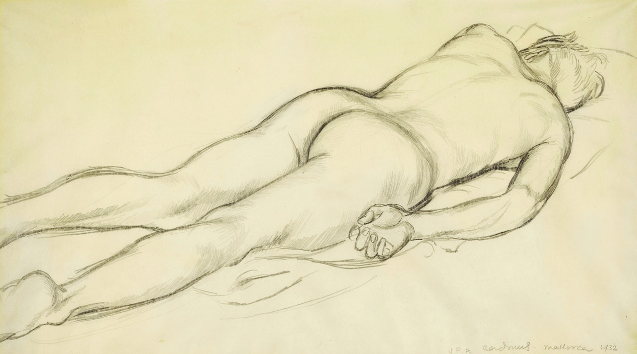 Male Nude J.F.A. by Paul Cadmus