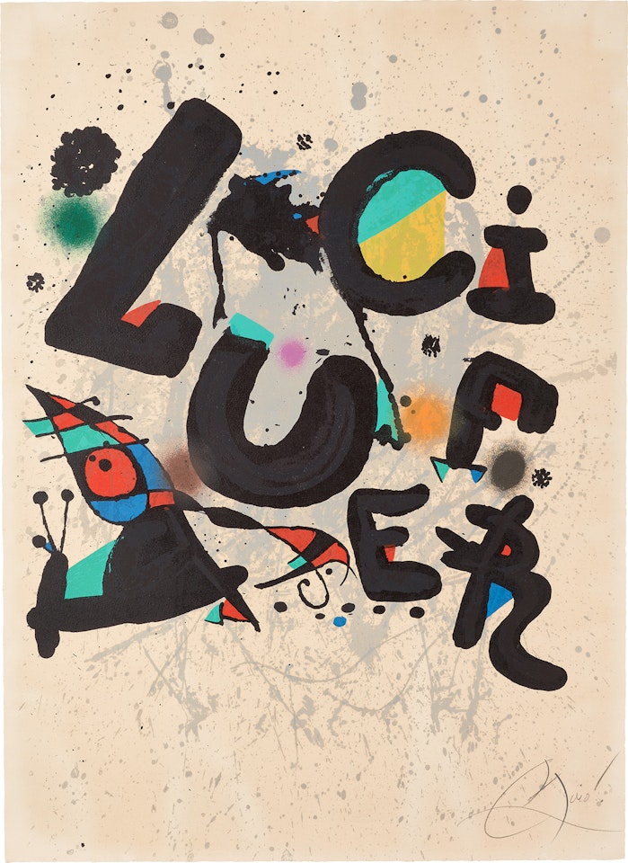 Lucifer (Mourlot 1050) by Joan Miró