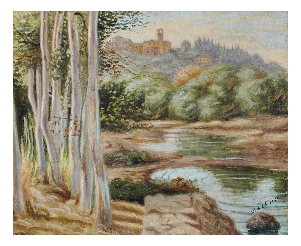 Paese (La certosa) by Giorgio de Chirico