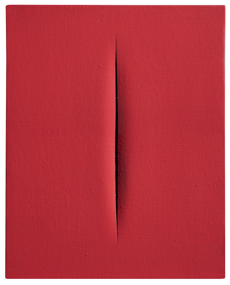 Concetto spaziale, [Attesa] by Lucio Fontana