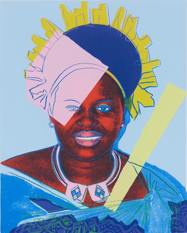 Queen Ntombi Twala by Andy Warhol
