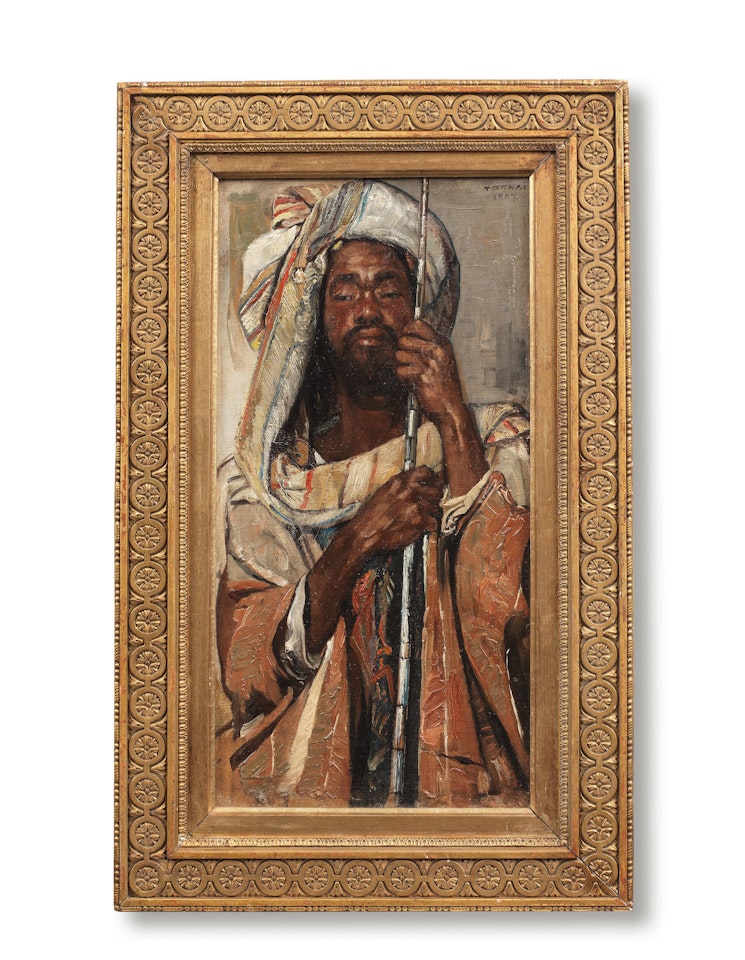 North African guard by Gyula Tornai
