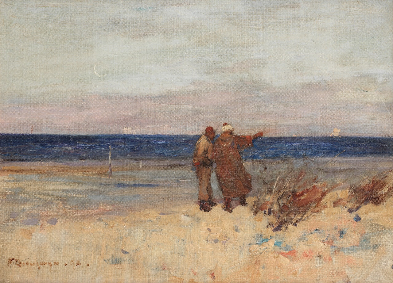 The coast of Tunis by Sir Frank Brangwyn